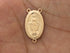 14k Gold Filled Virgin Mary Rosary Center Charm-- (GF/CH0/CR13)